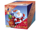 купить фейерверк Шапка Санты на Новый год, на свадьбу, на праздники в Москве недорого -  магазин пиротехники РОМАР - ROMAR_fireworks